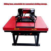 Presse à chaud manuelle grand format 60*90cm haute pression pour impression DTF sur vêtements, électrique 220V avec support et tiroir