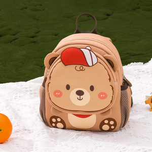 <span class=keywords><strong>Sac</strong></span> <span class=keywords><strong>à</strong></span> <span class=keywords><strong>dos</strong></span> scolaire léger en néoprène pour enfants, motif lapin de dessin animé, pour garçons et filles de 3 <span class=keywords><strong>à</strong></span> 6 ans, design mignon et tendance, fermeture éclair, tout inclus - Product Image 4