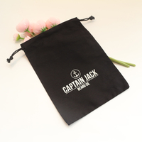Pochette à bijoux en toile de coton biologique de haute qualité, sac fourre-tout avec logo personnalisé, écologique, recyclable, emballage pour bagues, petit sac à cordon