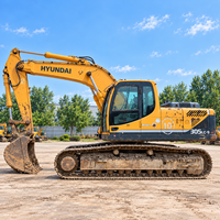 Excavatrice sur chenilles Hyundai 305LC-9 d'occasion, grande taille, année 2012, prix usine pour la construction