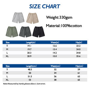 Short de survêtement vintage en détresse pour hommes Streetwear en coton de haute qualité - Product Image 4