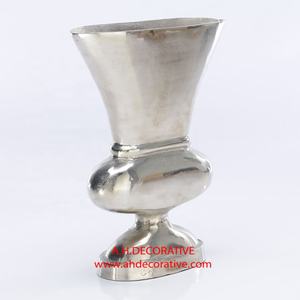 Vase en aluminium poli pour table de mariage et centre de table Vase à fleurs pour jardin extérieur Vases décoratifs pour jardinières et pots - Product Image 5