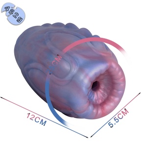 GEEBA Masturbador Masculino Realista con Forma de Huevo de Dinosaurio, Copa de Succión para Entrenamiento de Pene, Juguete Sexual Suave con Textura de Vagina y Copa de Succión Animal - Product Image 6