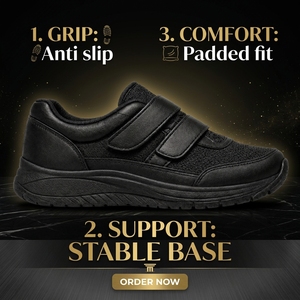 <span class=keywords><strong>Calzado</strong></span> <span class=keywords><strong>Ortopédico</strong></span> Unisex Transpirable de Malla con Triple Correa Ajustable y Suela Ancha para Caminar Cómodamente - Product Image 6
