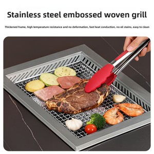 Barbecue à gaz portable <span class=keywords><strong>de</strong></span> style coréen pour usage commercial et camping en extérieur, avec allumage électronique intégré en acier inoxydable – Vente en gros usine - Product Image 2