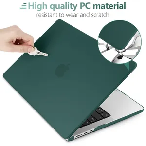 Casing Laptop Matte Cangkang Keras Kualitas Tinggi Kustom untuk Apple Macbook Pro 11.6 12 13.3 14.2 15.4 16 16.2 Inci A2442 A2485
