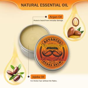 Baume à <span class=keywords><strong>barbe</strong></span> pour homme à tenue forte, nourrissant, biologique, à base d'huile d'argan et de jojoba, de beurre de karité, à base de plantes, best-seller, marque privée - Product Image 3