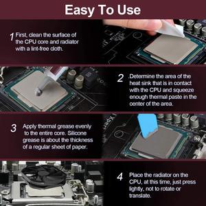 Pasta térmica de rendimiento Premium para todos los procesadores (<span class=keywords><strong>CPU</strong></span> GPU - PC) Muy alta conductividad térmica Larga durabilidad - Product Image 5