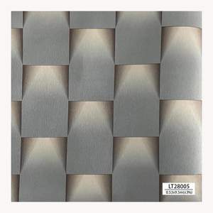 Longtime Home damassé conçoit des rouleaux de papier <span class=keywords><strong>peint</strong></span> 3D motif de fleurs géométriques papier <span class=keywords><strong>peint</strong></span> <span class=keywords><strong>en</strong></span> liège - Product Image 3