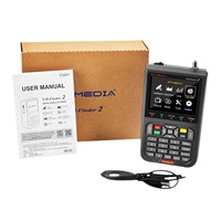 Nouveau GTMEDIA V8 Finder2, mesureur satellite portable, DVB-S/S2/S2X, prend en charge H.264, batterie Li-ion 7.4V/4000mAh, V8 Finder 2