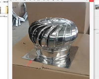 Ventilateur de toit éolien WENCHENG 800mm 900mm sans alimentation électrique