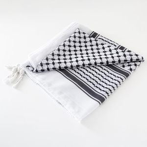 CCY Palestine Scarf Woven Shemagh Keffiyeh Original Arafat Hatta <strong>Head</strong> Neck Cotton Scarf Arab <strong>Wrap</strong> With Tassel - Product Image 5
