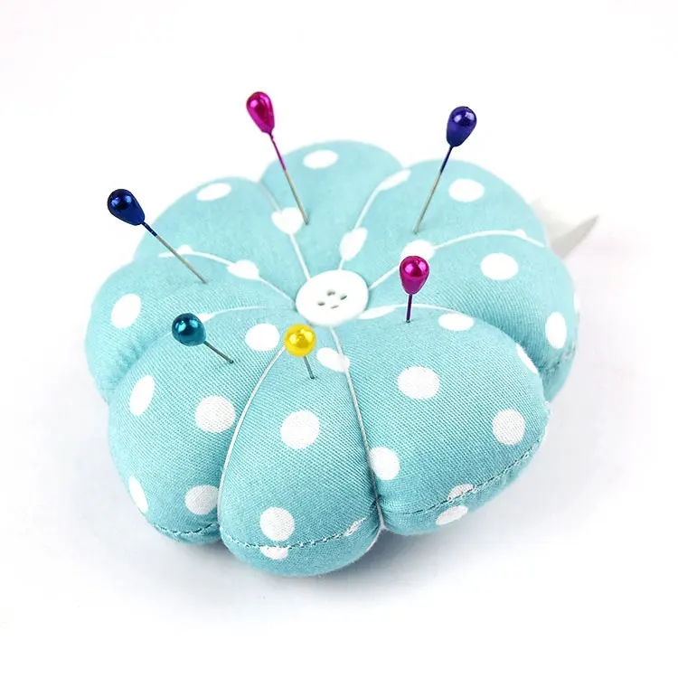 Wearable colorful mixed design sewing pin cushion holder for needlework