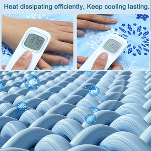Pet <b>Cooling</b> <b>Mat</b> for Dogs & <b>Cats</b>-Breathable Polyester Material All Seasons Indoor Use - Product Image 5