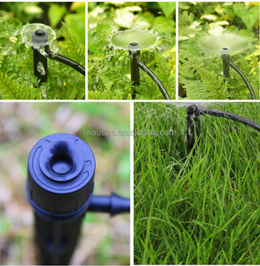 Adjustable Flow <strong>Micro</strong> Turbo <strong>Sprinkler</strong> on Stake 360 Degree Refraction Water Misting Spray Nozzle for Garden <strong>Irrigation</strong> System - Product Image 4