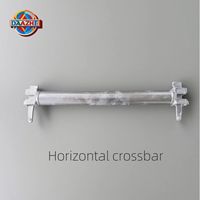Poutre horizontale en acier galvanisé à chaud pour échafaudage Ringlock, poutre robuste pour la construction