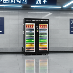 Distributeur automatique XMAI à <span class=keywords><strong>paiement</strong></span> sans contact, grande capacité 1500L, en libre-service, réfrigéré pour boissons, collations et aliments - Product Image 1