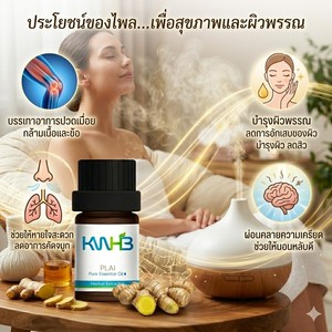 Aceite Esencial Puro KWHB 5ml Extractor Herbal para Uso Doméstico Producto de Tailandia - Product Image 3