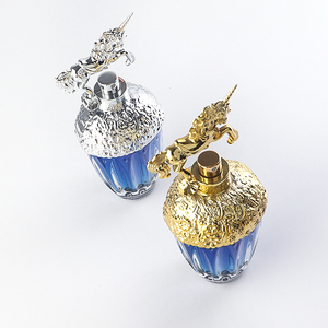 Sang Trọng 80Ml Rỗng Nước Hoa Chai Thủy Tinh Unicorn Theo Chủ Đề Cap Hạt dẻ Hình Nước Hoa Phun Container Eau De Parfum Chai - Product Image 5