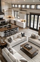 Planos de Casas de Vacaciones Modernas, Diseño de Villa Contemporánea, Dibujo Arquitectónico con Planos y Renderizado en 3D
