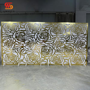 Fondo Acrílico Cuadrado con Diseño Tallado al Estilo Indio, Fondo de PVC Tallado, Fondo Tallado en Oro Rosa - Product Image 6