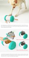 Rompecabezas para gatos, alimentador lento, entrenamiento para masticar, aperitivos, fugas de alimentos, vaso de entrenamiento, juguete para perros para cachorros