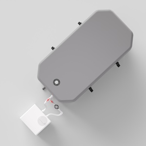 Bañera Inflable Portátil para Baño de Hielo al Aire Libre con Mini Enfriador de 0.8HP para Ejercicio y Recuperación Física - Product Image 2