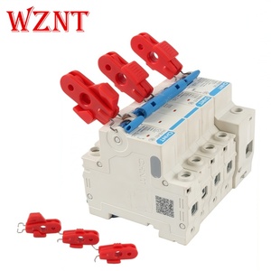 NT-POWT Blocco di Sicurezza Rosso in ABS per Interruttore Automatico Miniaturizzato con Chiave, Certificato CE/ISO per Uso Industriale - Product Image 5
