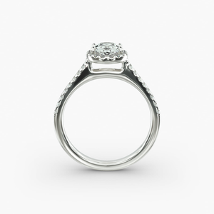 Bague de mariage vintage en argent sterling 925 de luxe à prix d'usine avec moissanite taille ronde VVS1 pour femme - Élégante et stylée - Product Image 2