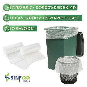 Fabricante de Bolsas de Basura al por Mayor, Bolsas de Basura Transparentes de HDPE con Logotipo Personalizado en Rollo para Almacenamiento en la Cocina, Uso Doméstico y Comercial - Product Image 3