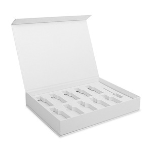 Eco-Friendly Rigid Custom Die-Cut Multi-Compartment Paperboard <b>Box</b> with <b>Magnetic</b> Closure and Aluminum Foil Liner - Product Image 2