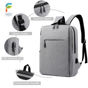 2025 Hot Design Lightweight Polyester Waterproof Laptop <b>Backpack</b> USB Port Zipper Custom Logo Good Quality for College <b>Students</b> - Product Image 2