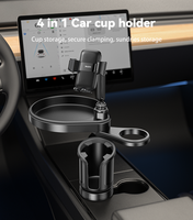 Réglable et flexible 720 °   Support de téléphone rotatif avec bras télescopique long pour Mercedes-Benz BMW Audi
