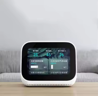 Réveil intelligent AI avec écran tactile, haut-parleur, batterie, audio bidirectionnel, WiFi, USB, éclairage LED RGB, commande vocale, étanche, mini