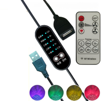 Câble de contrôle de vitesse de ventilateur, interrupteur de synchronisation de vitesse de moteur, ligne de commande 5V/12V universelle USB avec temporisation cyclique DC