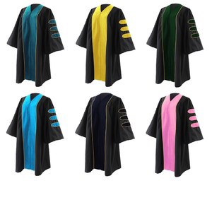 Túnicas de graduación de invierno para estudiantes universitarios, varios colores diseñados para el rendimiento de adultos, para títulos de doctorado - Product Image 6