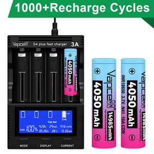 4050mAh 10A Vapcell N41 INR18650 3.7V 충전식 원통형 리튬 배터리 헤드 램프 손전등 레이저 포인터 스쿠터 - Product Image 5