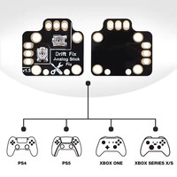 Plaque de réparation universelle pour joystick de manette de jeu PS4 PS5 Xbox One, pour la correction de la résistance du joystick