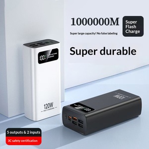 Cargador Portátil PD22.5W de Carga Rápida con 4 Salidas USB, 30000 mAh de Gran Capacidad, Batería de Litio-Polímero, Certificación CE, Pantalla LCD Digital - Product Image 5