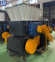 Machine intégrée de broyage et de concassage à un seul arbre, contrôlée par PLC, avec protection automatique contre l'inversion, pour le broyage des déchets solides industriels