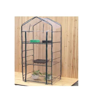 Nouveau design durable facilement assemblé écologique maison jardin transparent mini serre pour plante en pot