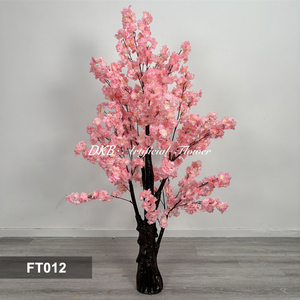 Arbre artificiel en soie rose en gros, fausse fleur de <span class=keywords><strong>cerisier</strong></span> <span class=keywords><strong>japonais</strong></span>, grand arbre artificiel de 180 cm en gros - Product Image 2