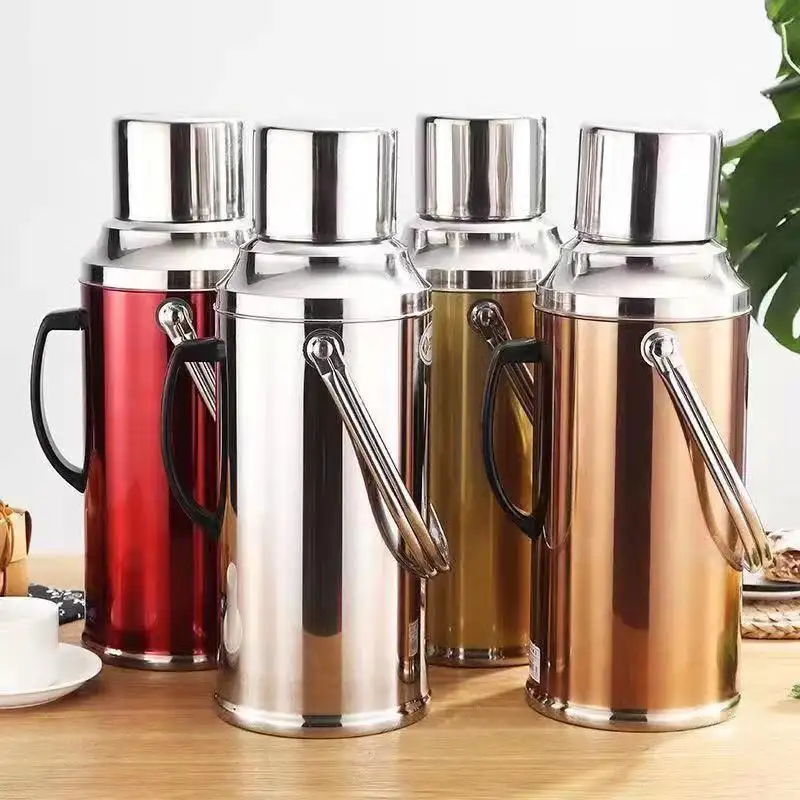 High Quality Liner Double Glass Portable Retro Stainless Steel Thermo Flask Thermos Manufacturers