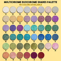 Vente Flash : Fard à paupières individuel 128 couleurs, haute pigmentation, finition satinée et scintillante, 26 mm, pour DIY aux États-Unis, au Royaume-Uni, au Canada et en Corée