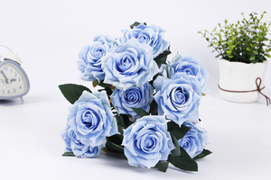 Chất Lượng Cao 10-Đầu Bất Cảm Ứng Nhân Tạo Hoa Hồng Cho Cảnh Quan & Trang Trí Đám Cưới Cho Ngày Của Mẹ Và Ngày Valentine - Product Image 5