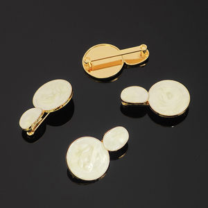 Boucles en métal en forme de coquillage et d'étoile de mer, plaquées or vert, connecteurs décoratifs pour maillots de bain, boucle à ardillon de forme irrégulière - Product Image 4