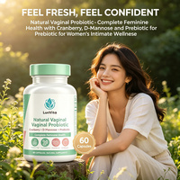 Capsules Probiotiques Vaginales pour Femmes avec Prébiotiques Canneberge & D-Mannose – Favorise l'Équilibre du pH Vaginal et la Santé des Voies Urinaires – OEM