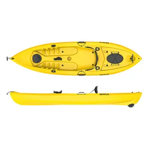 SEAFLO Good Price HDPE Plastic Boat 10ft Fishing Kayak Equipped With Front And Rear Storage Compartments Recessed Fishing Rod Mo