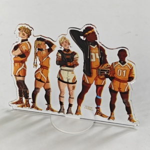 พวงกุญแจการ์ตูนโฮโลแกรมพลาสติกใสพิมพ์ลายอะคริลิค - Product Image 5