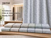 Tissu de rideau occultant en jacquard double face en chenille 464GSM 95% d'ombrage pour hôtel de luxe